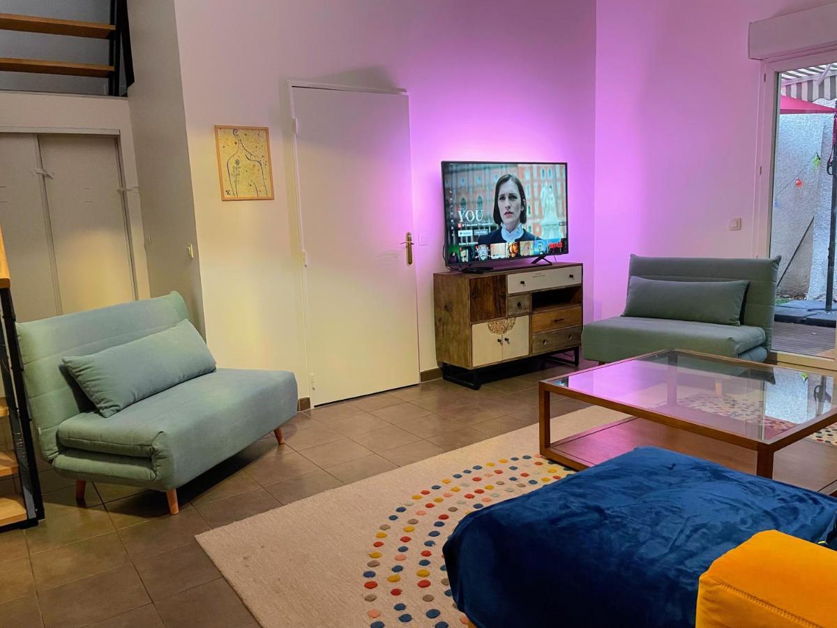 Magnifique Villa Avec Jacuzzi Au Pied Du Stade Saint-Denis  Exterior foto