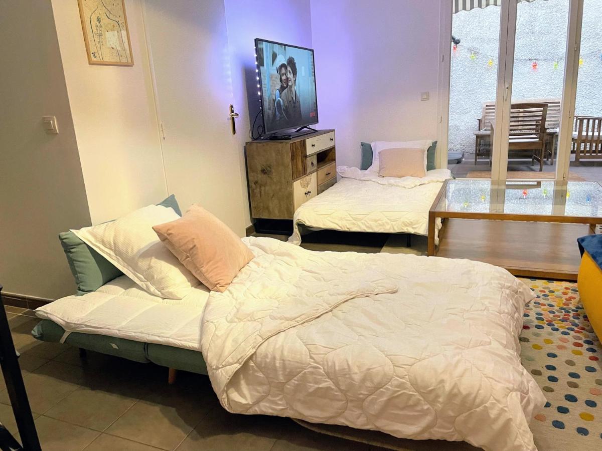 Magnifique Villa Avec Jacuzzi Au Pied Du Stade Saint-Denis  Exterior foto